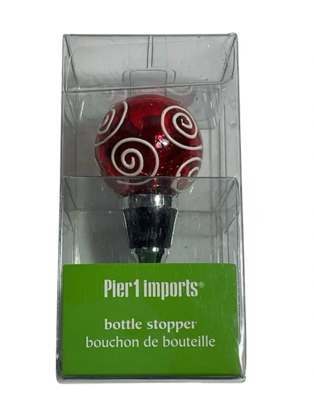 🎈5/$25 Pier 1 Imports Holiday Wine Bottle Stopper